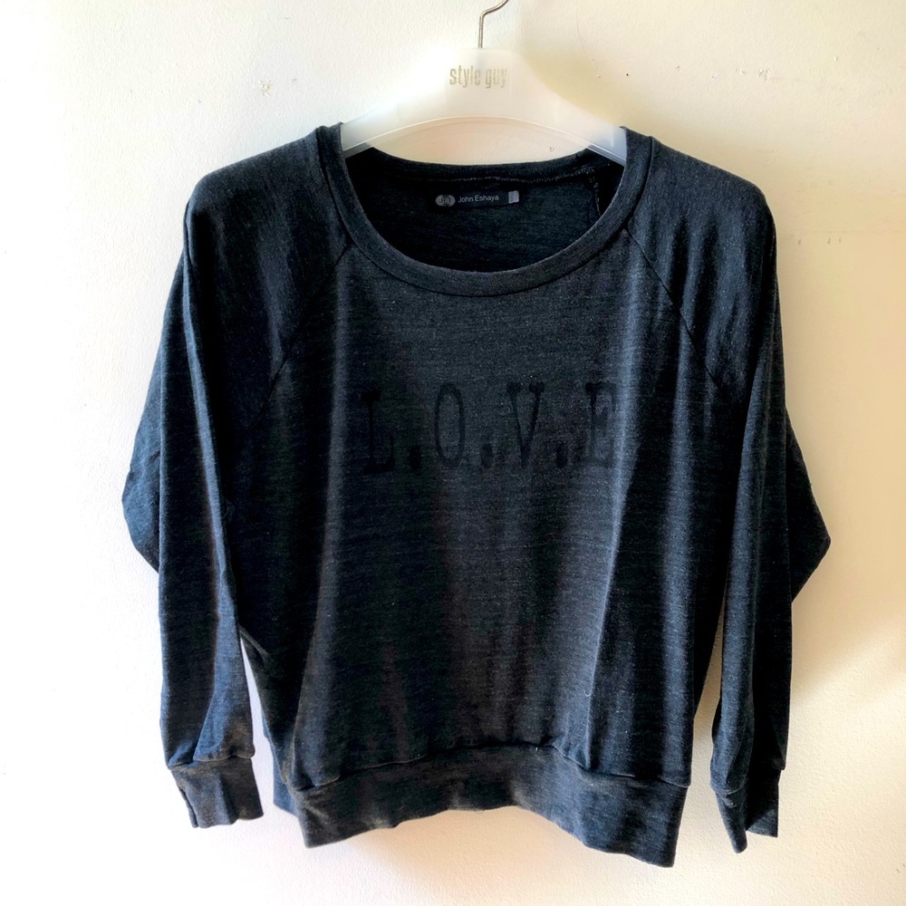 NEW JET by John Eshaya Women’s Crew Neck Long Sleeve Tee NWOT